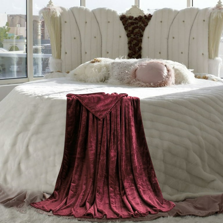 Solid color throw blankets hotsell