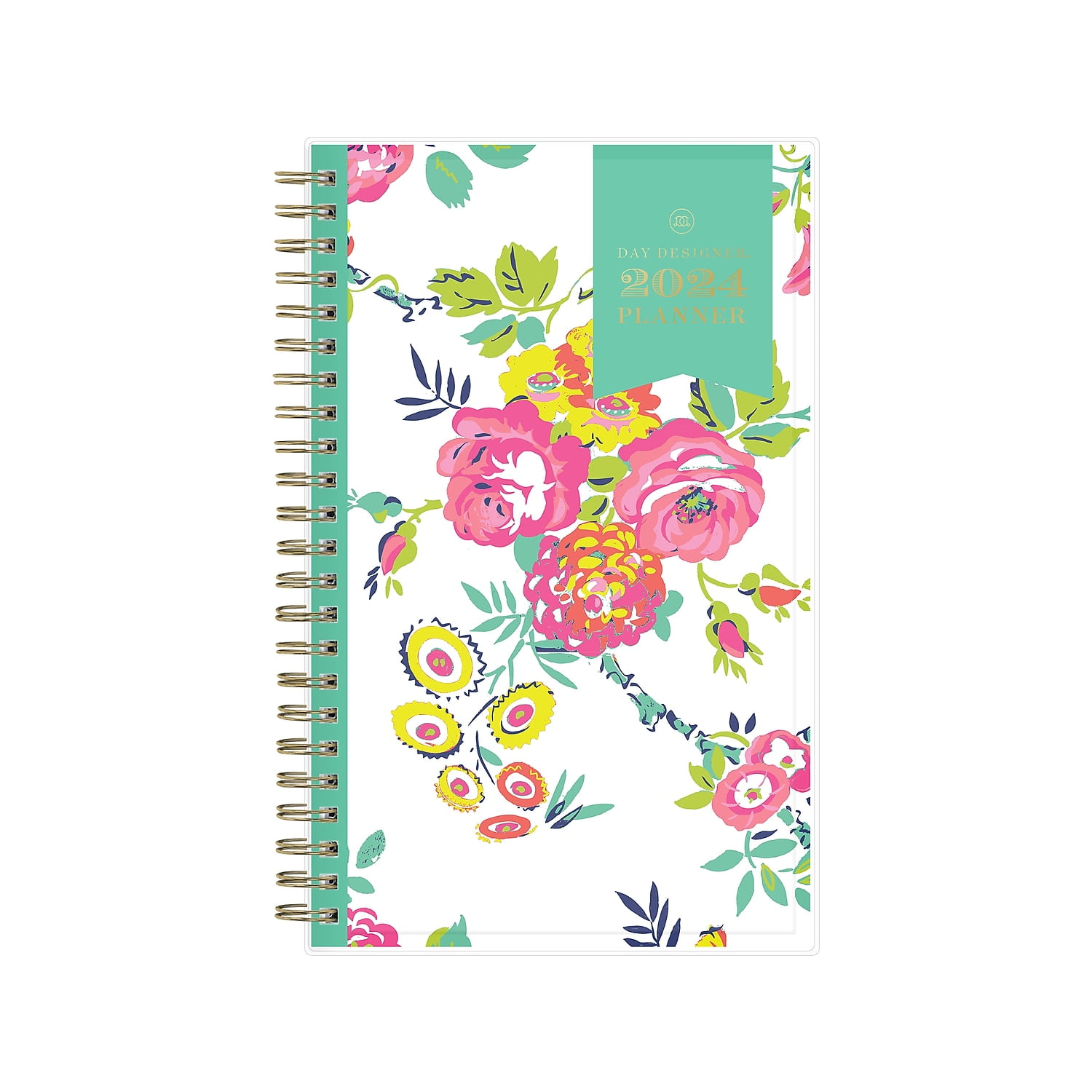 2024 Blue Sky Day Designer Peyton White 5" x 8" Weekly & Monthly