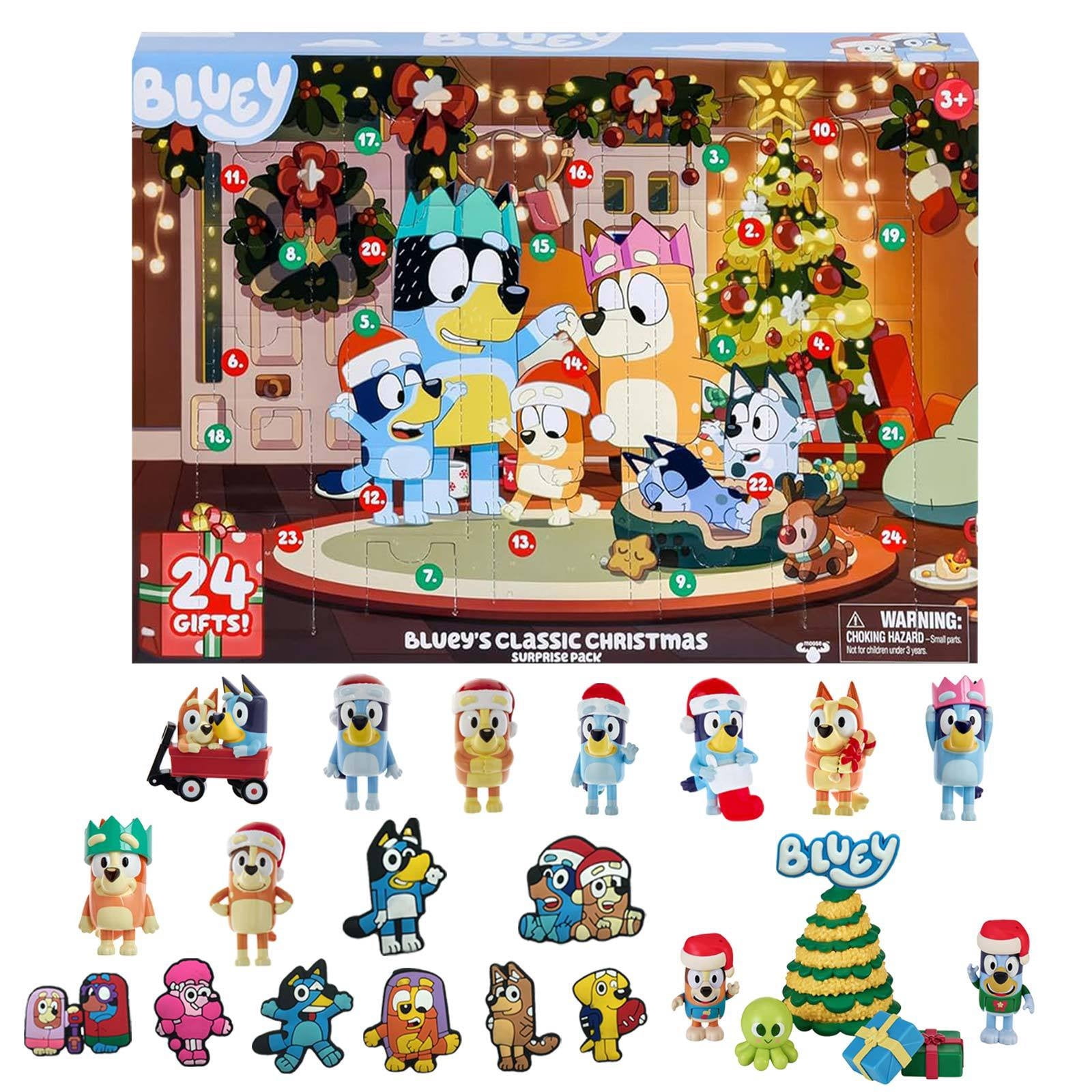 2024 Blue'y Advent Calendar, Make Christmas Special with 24 Surprise