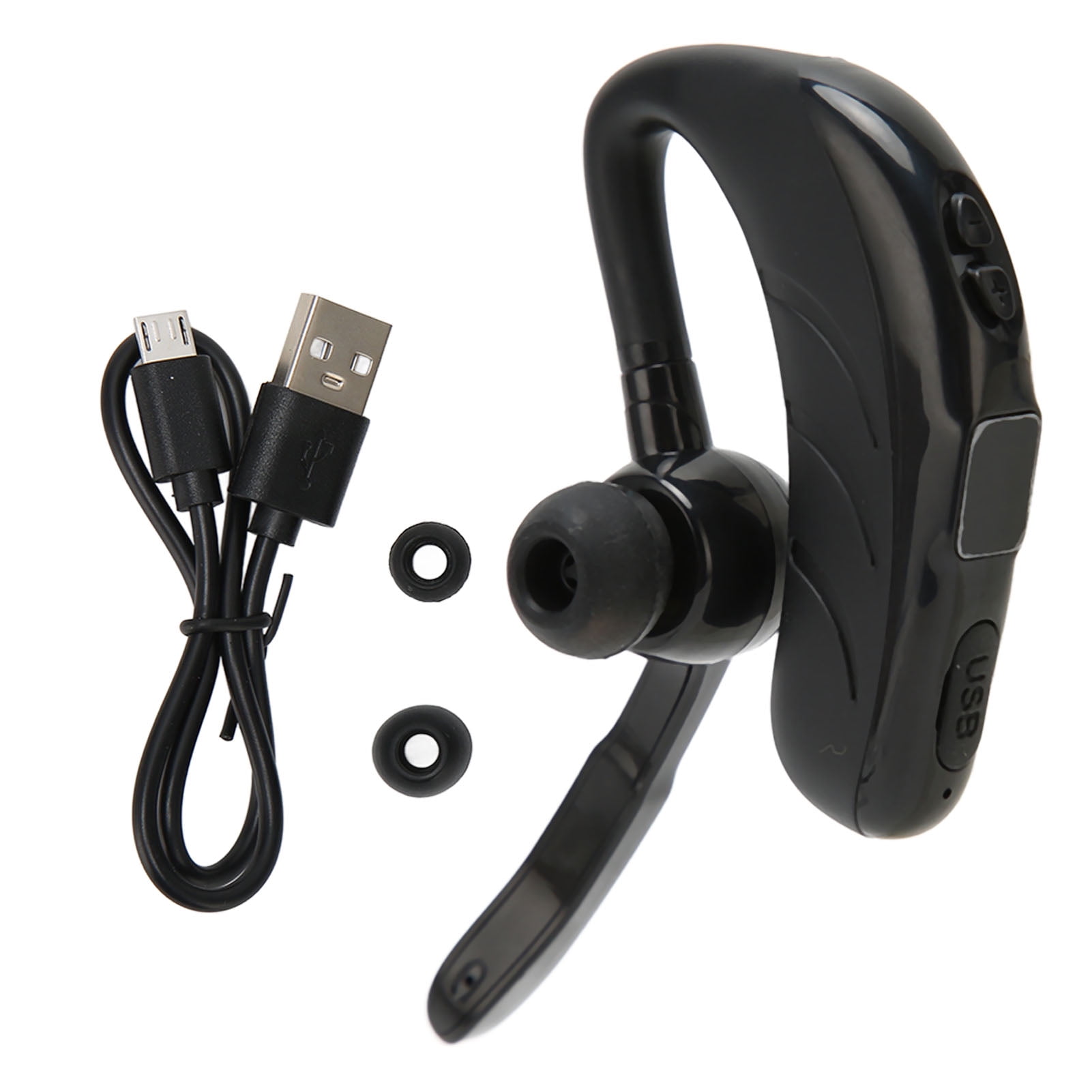 Best Bluetooth Earpiece For Calls 2024 Bluetooth Earpiece HD Calls Rechargeable Single Ear Wireless
