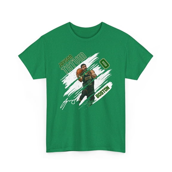 2024 Boston Jayson Tatum #0 Cartoon basketball fan gifts Unisex Cotton Tee