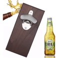 2024 Bottle Opener Bottle Opener Wooden Wall Mount Beer Bottle