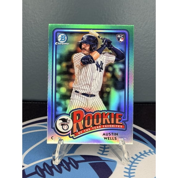 2024 Bowman Austin Wells ROY-2 Rookie Of The Year Favorites Near Mint Baseball Card