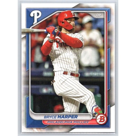 2024 Bowman Bryce Harper #37 Phillies Near Mint or Better Baseball Card
