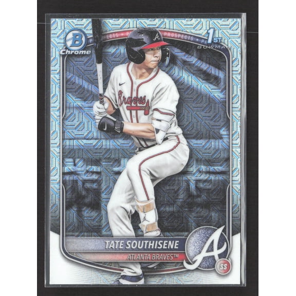 2024 Bowman Chrome Draft Tate Southisene Atlanta Braves Trading Card Mega Box Pattern BDC-70