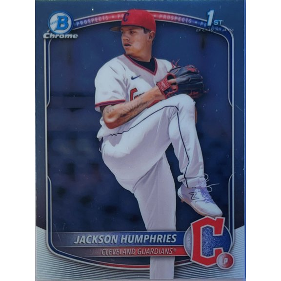 2024 Bowman Chrome Jackson Humphries #BCP-11 Cleveland Guardians MLB Baseball Trading Card
