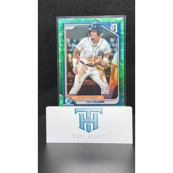2024 Bowman Chrome Max Clark #BCP-74 Green Lunar Glow