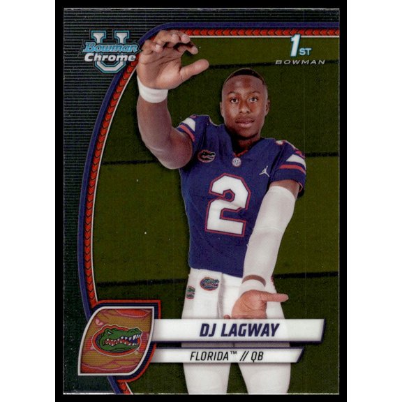 2024 Bowman Chrome University DJ Lagway #63 1st Bowman