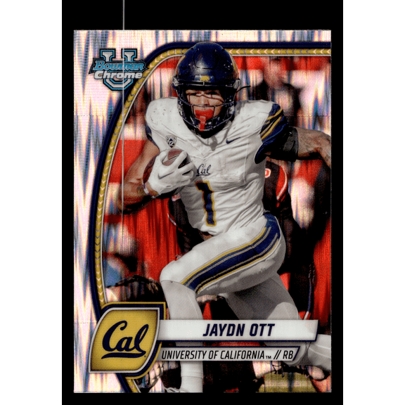 2024 Bowman Chrome University Jaydn Ott #95 Stealth Refractor