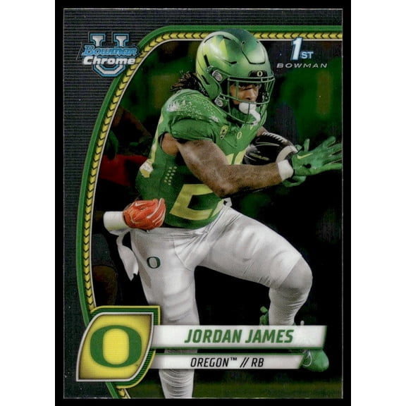 2024 Bowman Chrome University Jordan James #105 1st Bowman
