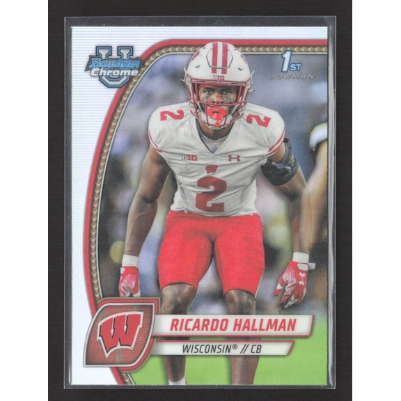 2024 Bowman Chrome University Ricardo Hallman #152 Refractor