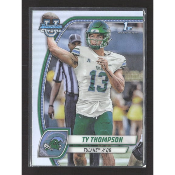 2024 Bowman Chrome University Ty Thompson #179 Refractor