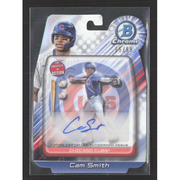 2024 Bowman Draft Chrome Bowman In Action Cam Smith #BIA-CS /99