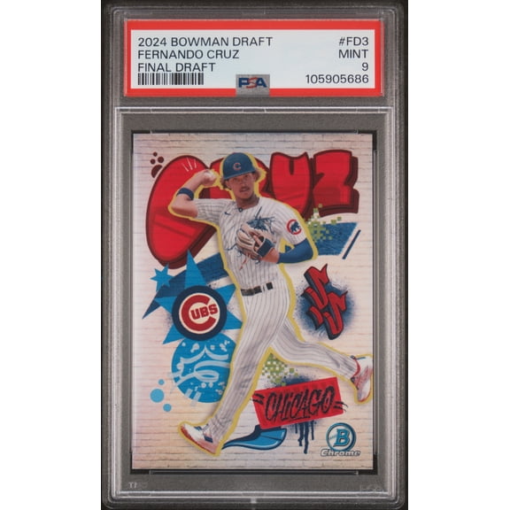 2024 Bowman Draft Final Draft Fernando Cruz #FD3 PSA 9