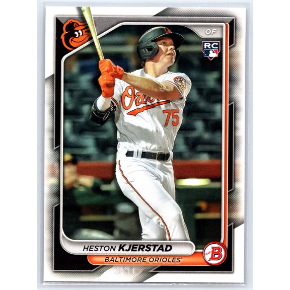 2024 Bowman Heston Kjerstad RC #9 Baltimore Orioles Baseball Card