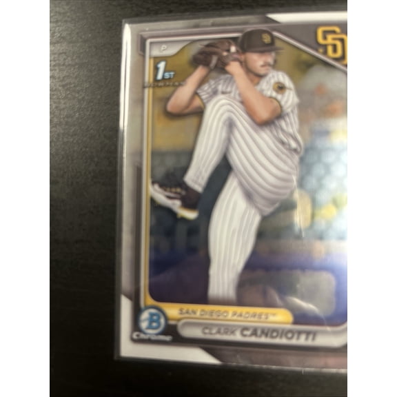 2024 Bowman Chrome Checklist Short Print Rookie Insert Clark Candiotti Padres Jac Caglianone