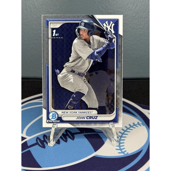 2024 Bowman Chrome Prospects John Cruz New York Yankees #BCP-77 Baseball Card