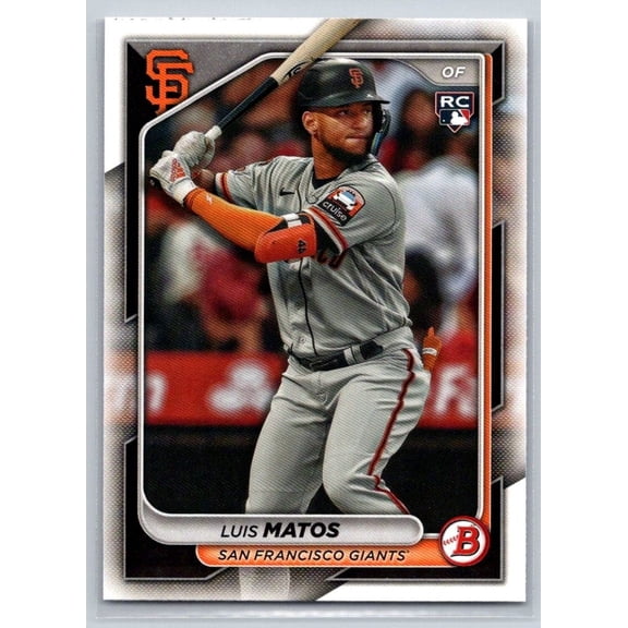 2024 Bowman Luis Matos #12 RC San Francisco Giants Baseball Card