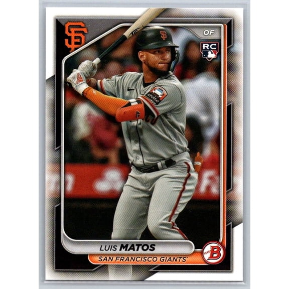 2024 Bowman Luis Matos #12 RC San Francisco Giants Baseball Card
