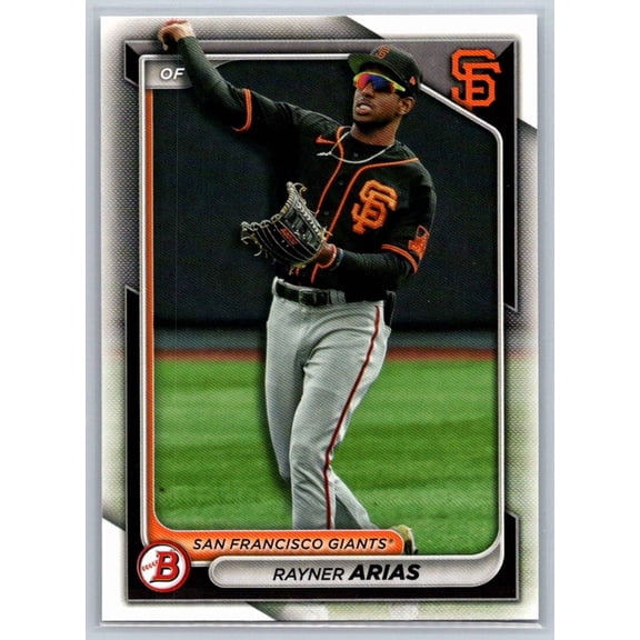 2024 Bowman Chrome Prospects Rayner Arias Trading Card #BCP-127 San Francisco Giants MLB