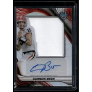 2024 Bowman University Best Carson Beck #PJA-CBE Prospect Jumbo Relic Autographs MEM,AU