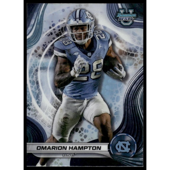 2024 Bowman University Best Omarion Hampton #42 Refractor