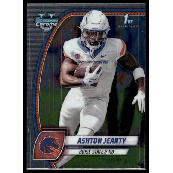 2024 Bowman University Chrome Football Card Boise State Broncos Ashton Jeanty #17