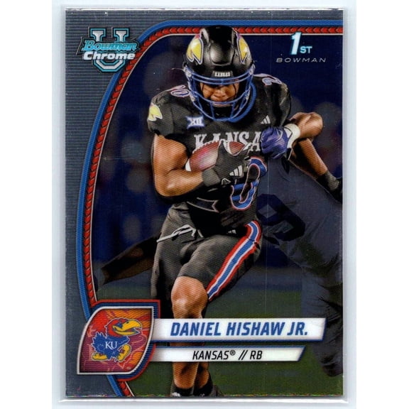 2024 Bowman University Chrome Daniel Hishaw Jr. #52