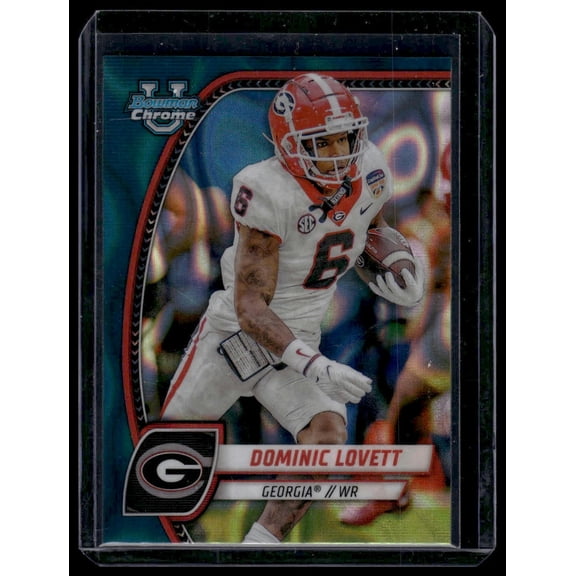 2024 Bowman University Chrome Dominic Lovett #64 Pink Lava Refractor