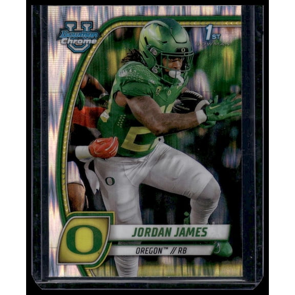 2024 Bowman University Chrome Jordan James #105 Stealth Refractor