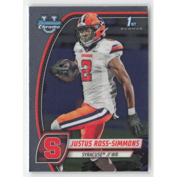 2024 Bowman University Chrome Justus Ross-Simmons #109