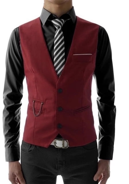 Chaleco traje hombre sale
