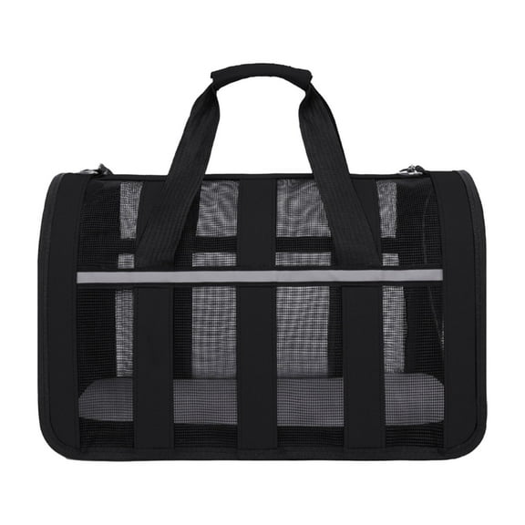 2024 Breathable Mesh Cat Bag Foldable Portable Pet Kennel for Small Medium Cats and Dogs Comfortable Travel Bed
