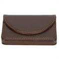 2024 Business Name Card Case PU Leather Holder Organizer Gifts for Traveling BusinessCoffee 033