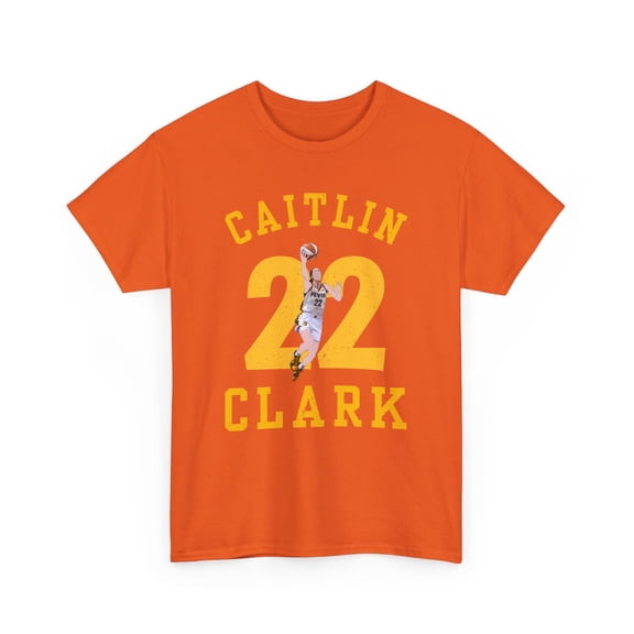 2024 Caitlin Clark #22 layup for Basketball for fan gifts Unisex Cotton Tee
