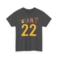 thumbnail image 1 of 2024 Caitlin Clark GOAT 22 women's basketball fans Gift Unisex Cotton Tee, 1 of 5