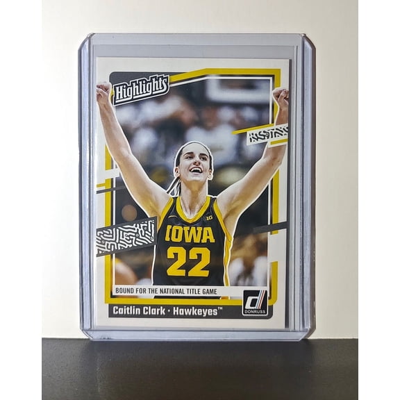 2024 Caitlin Clark Panini Donruss #H9 Highlights Basketball Card Iowa Hawkeyes