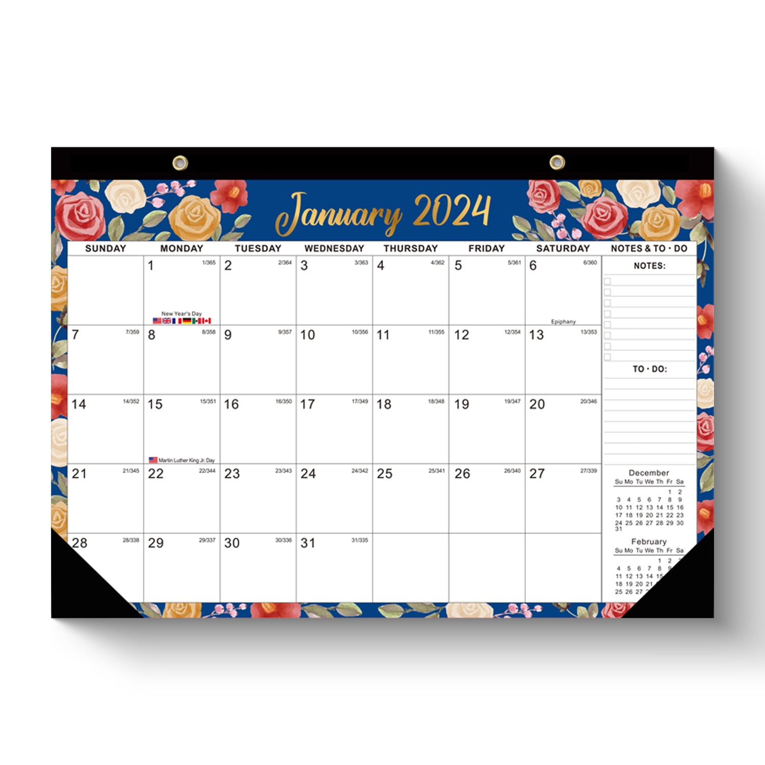 2024 Calendar 2024 Wall Calendar, 12 Monthly Wall Calendar 2024