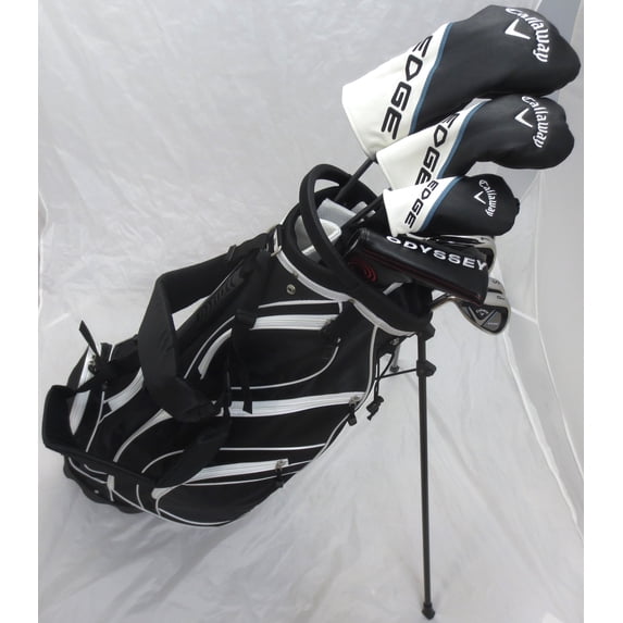 Callaway 2024 TALL Mens Left Handed Complete Golf Set +1 in Length Regular Flex White