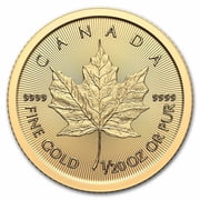 2024 Canada 1/20 oz Gold Maple Leaf BU
