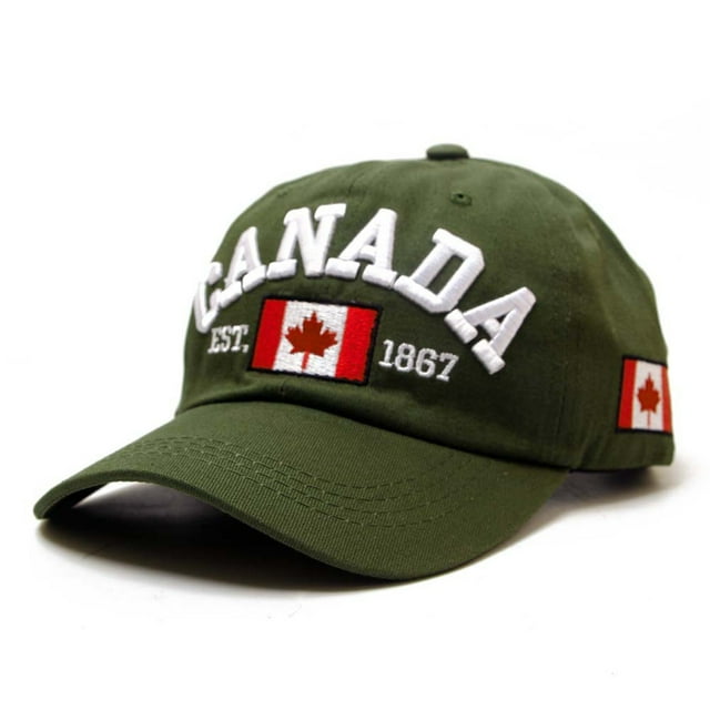 2024 Canada Baseball Cap Back Trucker Hat Canada Day Embroidered Maple