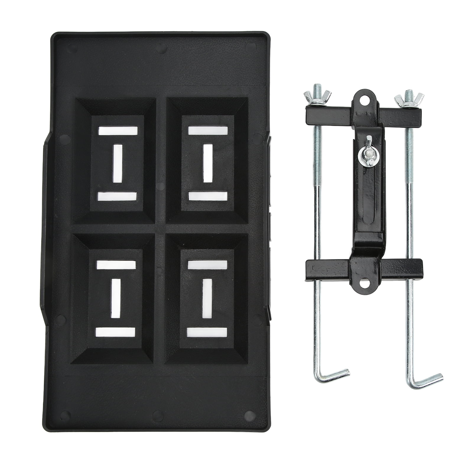 2024 Car Battery Hold Down Tray Bracket Set Recessed Slots Strong