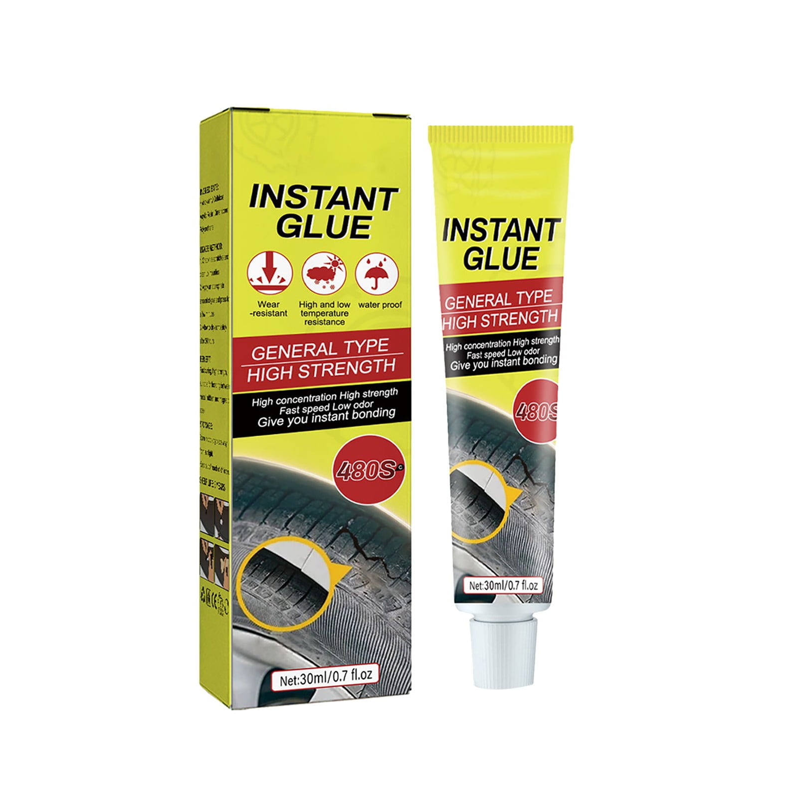 2024 Car Tire Crack Repairs Glue Tire Maintenances Tire Repairs Glue