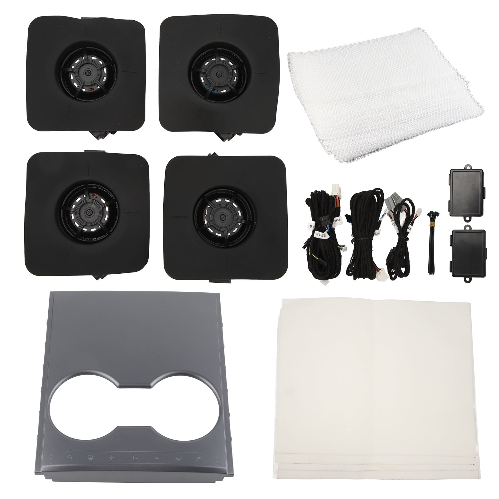 2024 Car Ventilated Seat Cushion 3 Speed Wind Fast Cooling Replacement