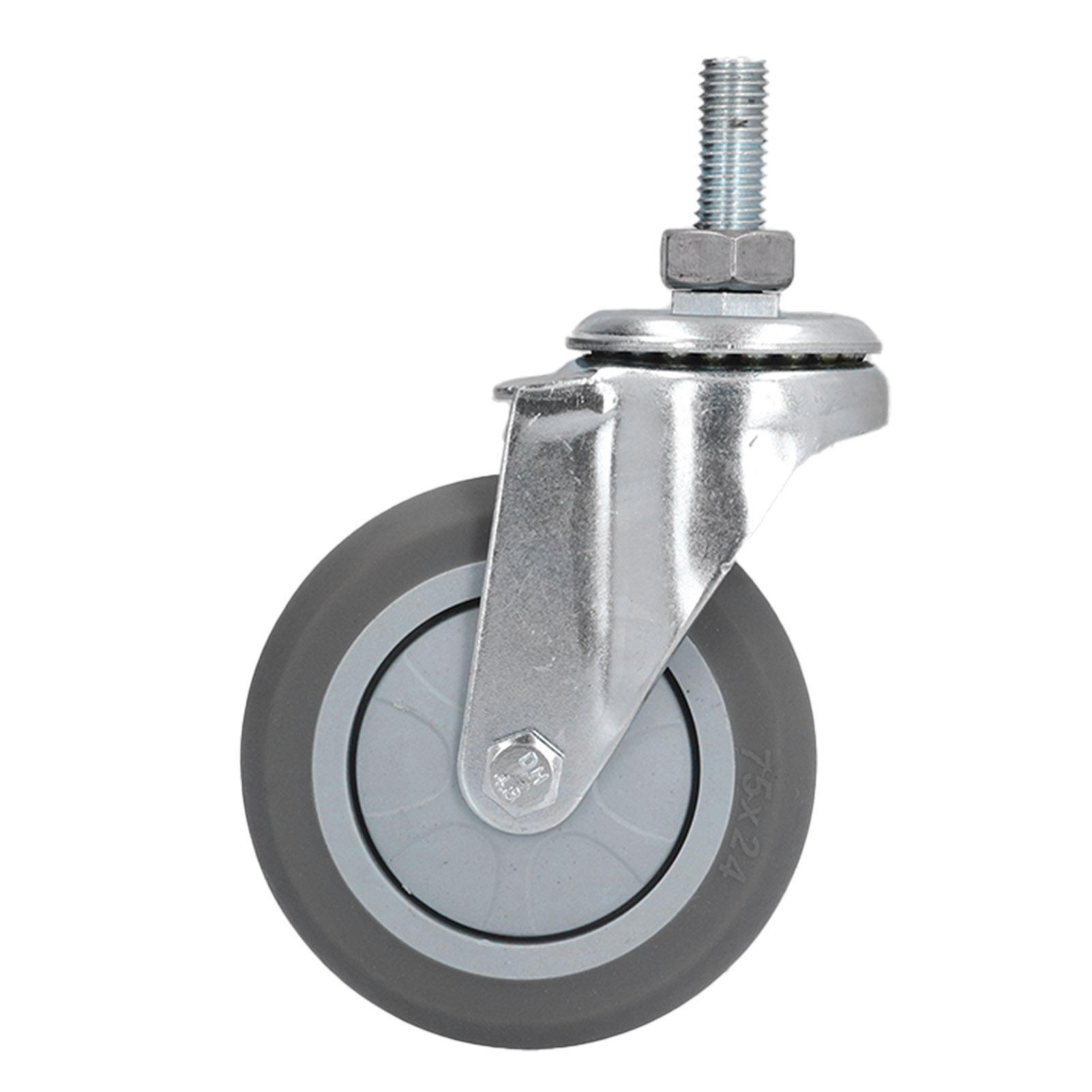 2024 Caster Wheels 3 in PVC Durable Wearproof Strong Bearing Capacity