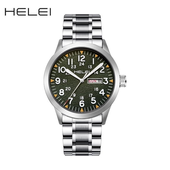 HELEI Men's Quartz Watch Waterproof Wristwatches 799996399450