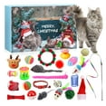 thumbnail image 1 of 2024 Cat Advent Calendar - 24 Days Countdown Sets for Christmas Featuring Interactive Feather Teaser Toys for Cat Lovers, 1 of 9