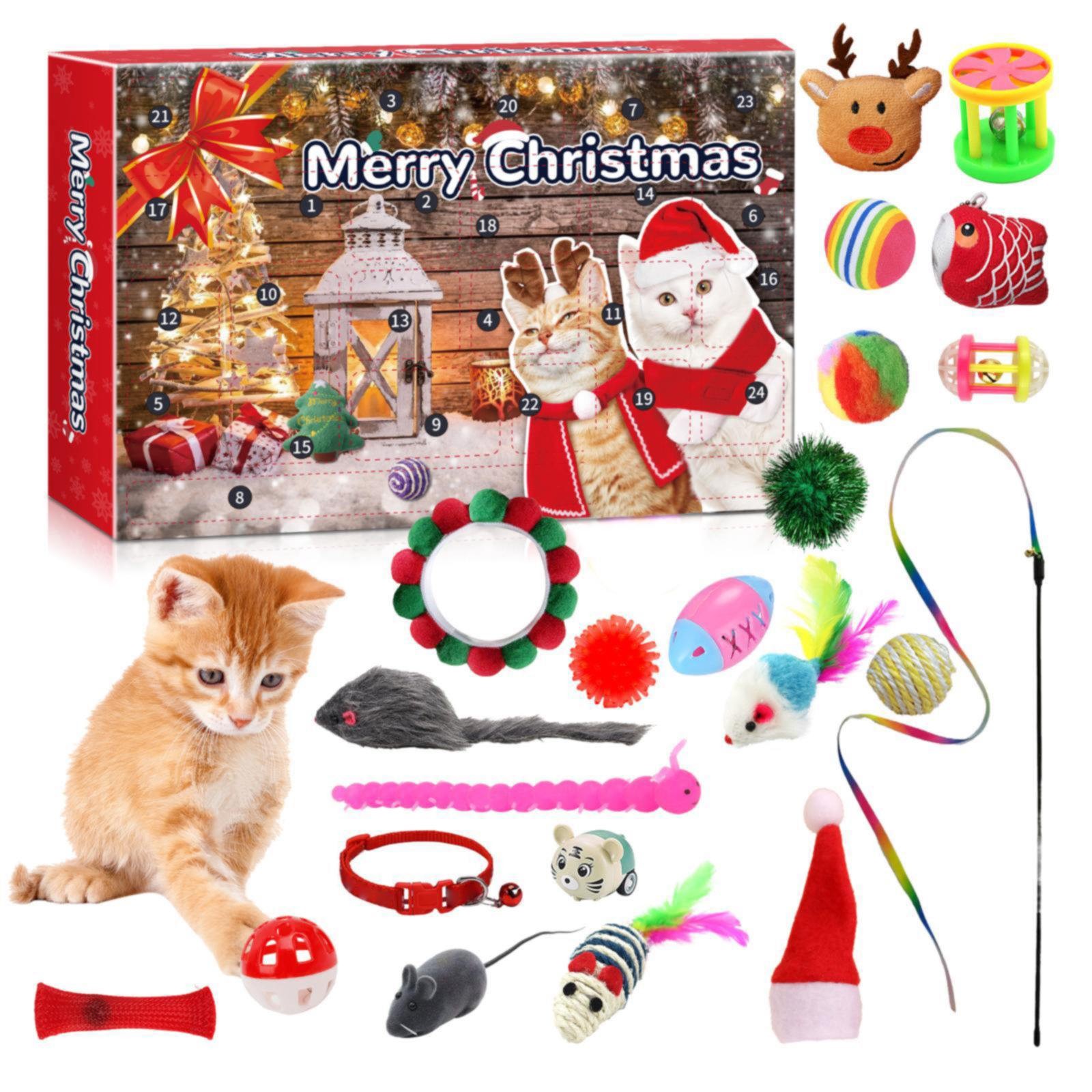 2024 Cat Advent Calendar 2024 Christmas Countdown Calendar For Toys 24