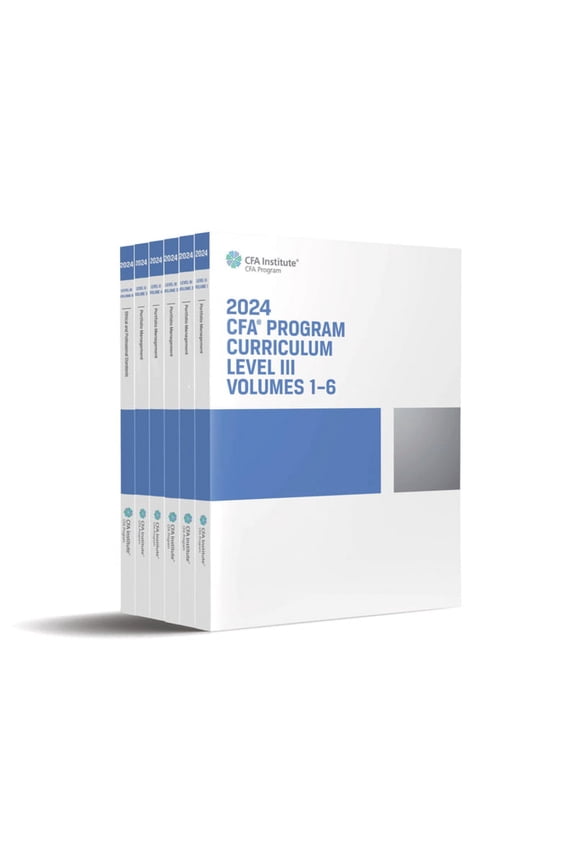 2024 Cfa Program Curriculum Level III Box Set, (Paperback)