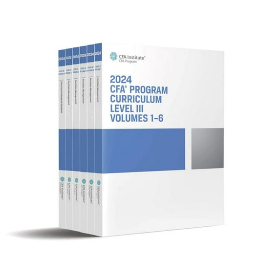 2024 Cfa Program Curriculum Level III Box Set, (Paperback)